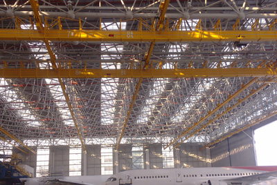 The hangar of XIAMEN AIR